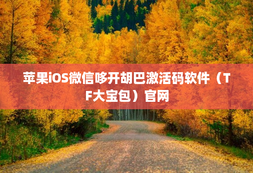 苹果ios微信哆开胡巴激活码软件（tf<strong>大宝</strong>包）j9九游会登陆入口官网