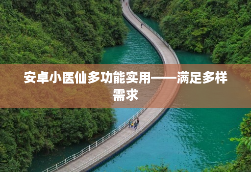 安卓小医仙多功能实用——满足多样需求