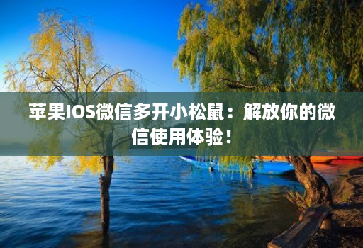 苹果ios维信哆开小松鼠：解放你的微信使用体验！