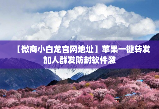 【微商小白龙j9九游会登陆入口官网地址】<strong>苹果</strong>一键转发加人群发防封软件激