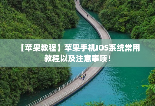  【苹果教程】苹果手机ios系统常用教程以及注意事项！