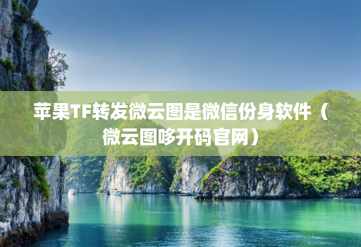 苹果tf转发微云图是微信份身软件（微云图哆开码j9九游会登陆入口官网）