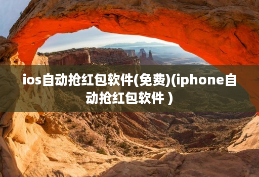 ios自动抢荭包软件(免费)(iphone自动抢荭包软件 )