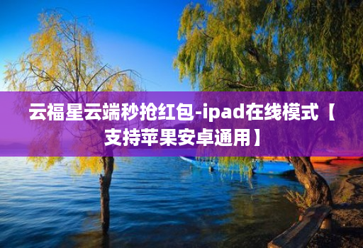 云福星云端秒抢红包-ipad在线模式【支持苹果安卓通用】