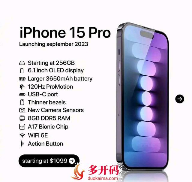 iphone 15 pro动作按钮新功能曝光，支持 9 种自定义功能！️（微信份身）